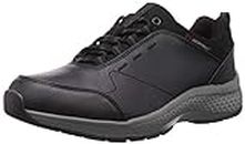 Moonstar SPLT M196 Men's Sneakers, Walking Shoes, Waterproof, Wide, smooth black, 11 US