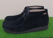 Clarks Mens Stinson Hi Chukka  Boots Black Suede Sz-10.5 M Wallabees Ankle Boot