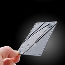 Black Credit Card Folding Knife Card Sharp Wallet Folding Pocket Micro Knife