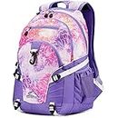 High Sierra Loop Backpack, Unicorn Clouds/Lavender/White, One Size, Loop Backpack