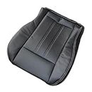 SecosAutoparts Front Bottom Leather Seat Covers Black Compatible with Chrysler Town & Country 2011 2012 2013 2014 2015 2016