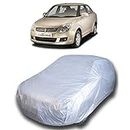 CREEPERS Water Resistant Car Cover for Maruti Suzuki Old Swift Dzire (Silver Without Mirror Pocket)