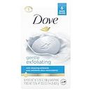 Dove Beauty Bar more moisturizing than bar soap Gentle Exfoliating for softer and smoother skin 106 g 6 bars