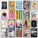 Various Retro Tin Metal Novelty Replica Signs Home Bar Kitchen Man Cave Shed M65