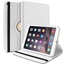 TGK Rotating Cover for iPad Air 2 Covers ipad 9.7 inch A1566, A1567 (2014 Launch)- White