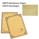 24PCS Envelopes Stationery Paper Letter Stationery Set  Office Supplies