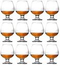 Epure Collection 12 Piece Glass Set - For Drinking Brandy, Bourbon, and Wine (Brandy (13.25 oz))
