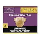 Pro Mael Disposable K Cup Coffee Filters Paper for Keurig Brewers Single Serve 1.0 and 2.0 Reusable K Cup Pods, Natural (100 Count)