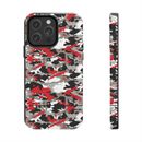 Red Camo Tough Phone Cases for iPhone and Samsung Smart Phones Case-Mate