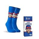 Major League Socks - BASEBALL - Toronto Blue Jays - George Springer - Baseball Fan Holiday Gift Unisex Apparel (Size 7-13)