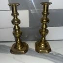 Vintage 10” Brass Candle Holders 