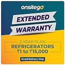 Onsitego 2 Years Extended Warranty for Refrigerators (Rs. 1 to Rs. 15000) For B2B (Email Delivery in 2 Hours)
