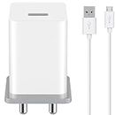 42W OP5 Ultra Fast Charger for Nokia Lumia 830 Charger Original Adapter Like Mobile Charger | Qualcomm QC 3.0 Quick Charge Adaptive Charger with 1 Meter Micro USB Data Cable (42W, P5,White)