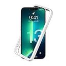 RhinoShield Bumper Case compatible with [iPhone 13/13 Pro] | CrashGuard NX - Shock Absorbent Slim Design Protective Cover 3.5M / 11ft Drop Protection - White