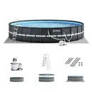Intex 26333EH 24' x 52" Round Ultra XTR Frame Swimming Pool Set with Filter Pump