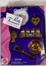 Juego de utensilios de cocina Barbie Pretty Treasures caja Mattel 17101 casa de muñecas 1997