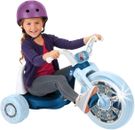 Big Wheel Trike For Girls  Big Front Wheel Light Up Outdoor Fun Ages 3-7 Blue
