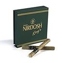 Nirdosh King's Premium Herbal Cigar 95mm Long With Corn Husk Filter | Tobacco Free - Nicotine Free | Wrapper in Ebony Leaf