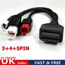 For Yamaha 3, 4 and 5 pin OBD2 Diagnostic Cable OBD Fault Code Reader Adaptor UK