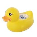 Dreambaby Duck Baby Bath Thermometer - Instant Read Digital Thermometer for Water and Room Temperature - Floating Baby Bath Toy