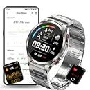 Fohatu W11 𝐁𝐥𝐮𝐭𝐳𝐮𝐜𝐤𝐞𝐫𝐆𝐥𝐮𝐜𝐨𝐬𝐞 Smartwatch 𝐄𝐂𝐆 Fitness-Tracker,Fitnessuhr Mit Pulsschlag/Temperatur Schlafmonitor, 𝐃𝐢�𝐚𝐛𝐞𝐭𝐞𝐬 Smartwatch B𝐥𝐨𝐨𝐝 G𝐥𝐮𝐜𝐨𝐬𝐞,E