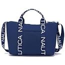 Nautica PU Top Handle Tote Bag For Women | Ladies Handbag | Handbag For Women With Zipper | Adjustable Sling Strap | Suitable Size, Navy Blue