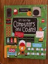 Usborne Computers & Coding Lift the Flap Hardcover Book Brand New  Rosie Dickins