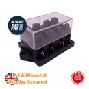 4-Way Automotive Fuse Holder Box Standard Car Blade Fuse Box Damp-Proof Cover