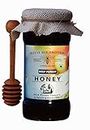 Deep Forest Honey | Thick and Black, NMR Tested Honey |Produce of Wild Honey Bee | Harvested from Katarniyaghat Forest| Pollen Enriched 100% Unprocessed and Unheated Honey| 500 g