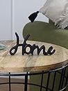 Purestory Tabletop Freestanding Home Sign,Decorative Metal Words Home Decor,Bedroom Kitchen Living Room Table Centerpiece Words.Decorative Metal Word Signs - Home - Black