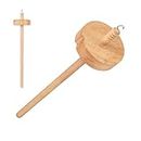 Drop Spindle, Wooden Spindle, Hand Held Spinning Wheel Yarn Making and Weaving Sewing Lovers Beginner Spinner Gifts Helves