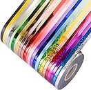 LEMESO 24 Rolls Assorted Colors Curling Ribbon Balloon String Roll Gift Wrapping Ribbons for Party Art Crafts Florist Bows Gift Wrapping Wedding Decoration, 21.8 Yards (20m) Per Roll