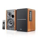 Edifier【Upgraded】 R1280Ts Powered Bookshelf Speakers - 2.0 Stereo Active Near Field Monitors - Studio Monitor Speaker - 42 Watts RMS with Subwoofer Line Out - Wooden Enclosure