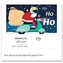 Amazon Pay eGift Card - Christmas Gift card - Santa on Scooter