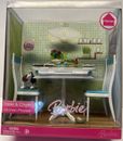 Barbie Table & Chairs Kitchen Playset + Dog 2006 Home Collection Mattel