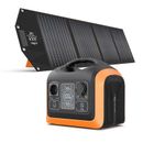 HYRICAN Powerstation "UPP-600 Kit 600W, 596Wh, LiFePO4, tragbarer Akku/Batterie" Akkumulatoren Gr. 19,2 V, bunt (schwarz, orange) Solartechnik