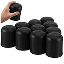 VICASKY 10pcs Black Felt Pokeno Cups Colored Farkle Ludo Containers Ktv Funny Game Tool Dice Sieve Cup Bulk