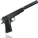 TK Gruppe Timo Klingler Accesorio de pistola adulto 6 mm para pistola de carnaval de Mardi Gras como agente secreto, Lara Croft, SWAT, Tomb Raider, policía