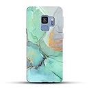 COLORflow Polycarbonate Samsung S9 Back Cover | Beautiful Green Marble | Designer Printed Hard Case Bumper Back Cover For Samsung Galaxy S9