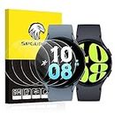 SPGUARD 4 Pack Galaxy Watch 6 44mm Screen Protector, Galaxy Watch 5 44mm/4 44mm Tempered Glass Screen Protector Accessories Compatible with Samsung Galaxy Watch 6/5/4 44mm (NOT for Others Models)