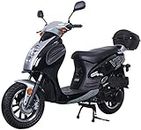 X-PRO 150cc Moped Motorcycle S150 Adult Gas Moped (Black)
