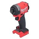 Milwaukee 2953-20 18V Lithium-Ion Brushless Cordless 1/4'' Hex Impact Driver (Bare Tool), Red