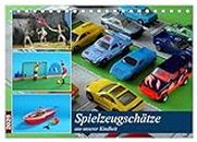 Spielzeugschätze aus unserer Kindheit (Tischkalender 2025 DIN A5 quer), CALVENDO Monatskalender: Unser Lieblingsspielzeug von einst