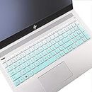 VNJ ACCESSORIES Premium Laptop Keyboard Cover Protector for HP 15.6 inches BF Laptop - GR Mint