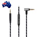 Nylon Audio Cable with mic For Sennheiser PXC480 PXC550 PXC 550-II Headphones