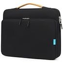 Veki 15-16 Inch Laptop Case Waterproof 360° Bag Sleeve All-Round Protection Laptop Briefcase Shockproof Notebook Bag Protective Case for MacBook, HP, Dell, Lenovo, Asus Notebook (Black)