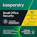 Kaspersky Small Office Security | 10 Dispositivios 10 Móviles 1 Servidor | 1 Año | PC / Mac / Android / Servidor | Código de activación vía correo electrónico
