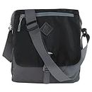 MIKE BAGS Easy Sling Bag Stylish Messenger one Side Shoulder Bag and Sling Cross Body Travel Office Business Bag for Men and Women (BLACK)