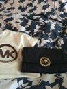 Michael Kors Leather Crossbody Bag Black Convertible Purse
