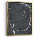 Wrought Studio™ Circular Etching II Framed Print Canvas, Solid Wood in Black/White | 20 H x 16 W x 1 D in | Wayfair